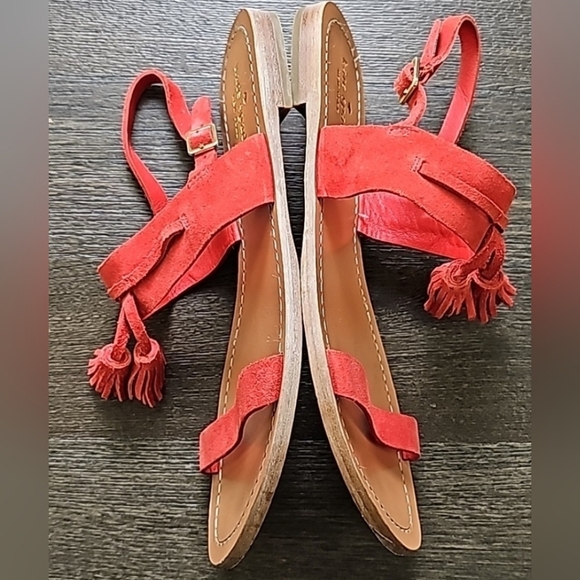 Kate Spade New York Carlita Suede Tassel Sandals, Women's Size 8 - Picture 11 of 13